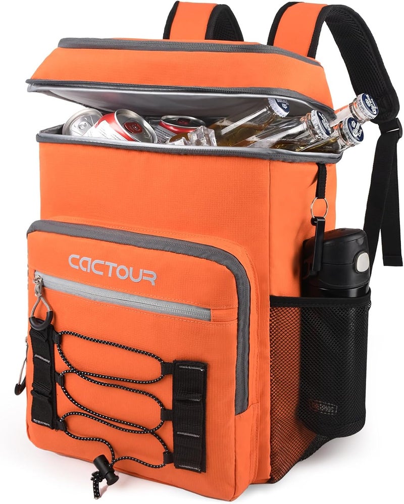 CaCTOUR Backpack Cooler,36 Can Cooler Backpack & Portable Lightweight Backpack Coolers Insulated Leak Proof for Men and Women - Image 1